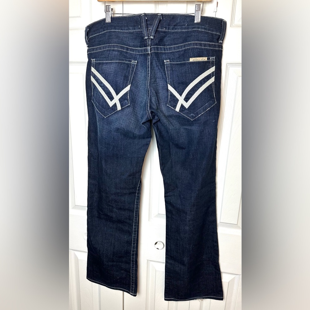 36” Waist WILLIAM RAST Billy Flare Denim Jeans Dark Wash Mid Rise Men’s Tag 32